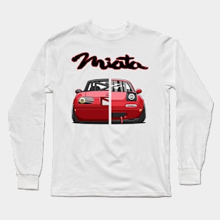 Little Red Miata Long Sleeve T-Shirt